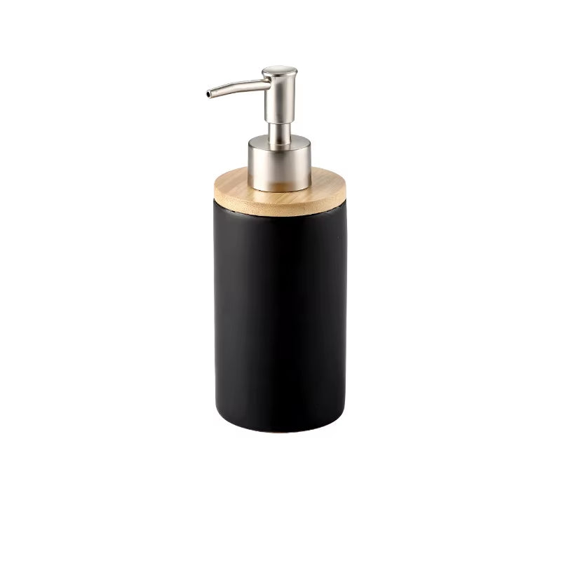 3PCS Ceramic Bathroom Accessories Set Fashion Soap Dispenser Toothbrush Holder Tumbler Ceramic Household Bathroom Product