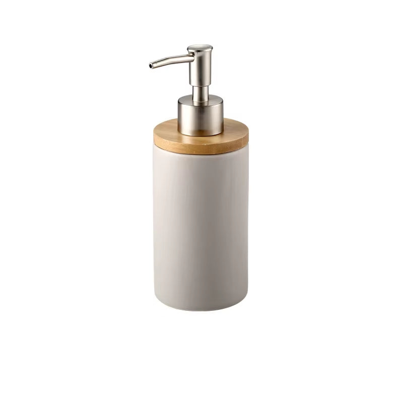 3PCS Ceramic Bathroom Accessories Set Fashion Soap Dispenser Toothbrush Holder Tumbler Ceramic Household Bathroom Product